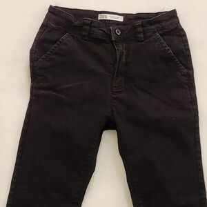 Zara Denimwear Washed Black Denim Jeans